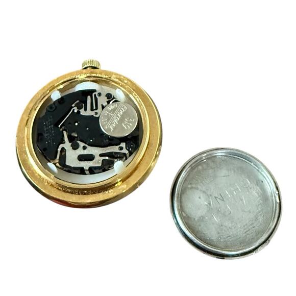 Diane Von Furstenberg DVF‎ Necklace Clock Watch Pendant Gold Starburst Jewelry - Picture 10 of 12